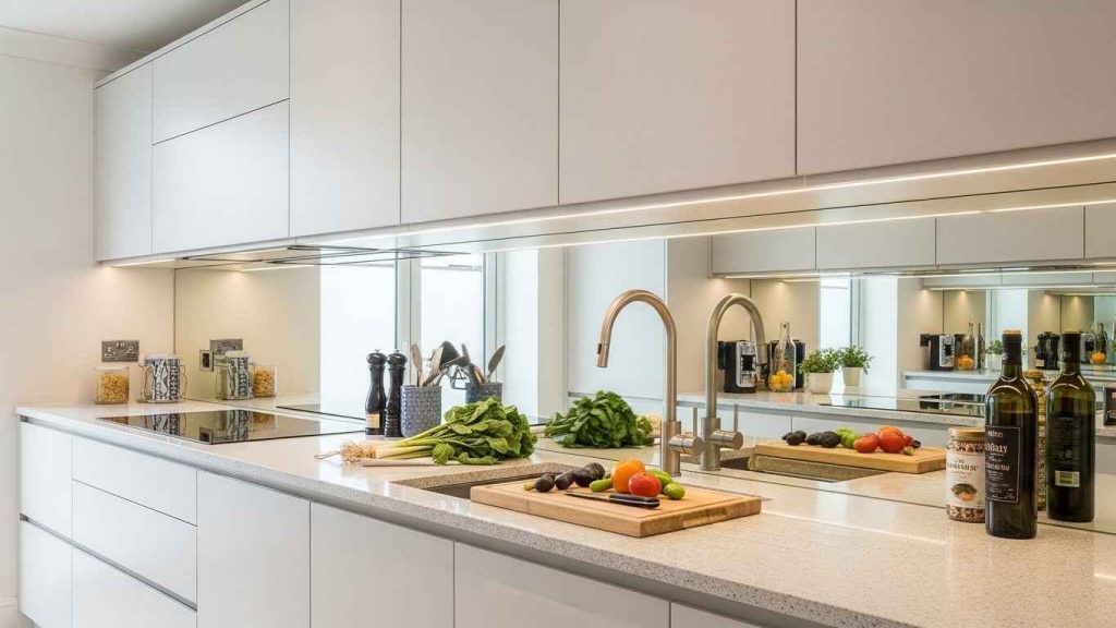 Mirrored Kitchen Splashbacks