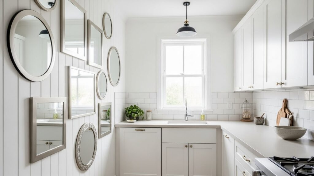 Mirrors to Expand the White Space