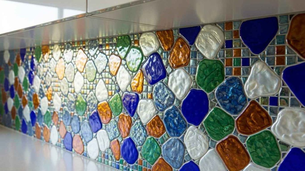 Mixing Mosaic Glass Tile Sizes