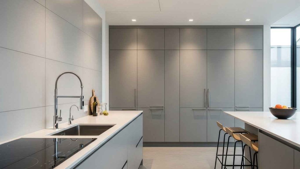 Modern Flat-Panel Cabinet Style