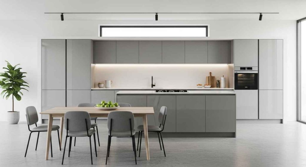 Modern Gray High-Gloss Sheen