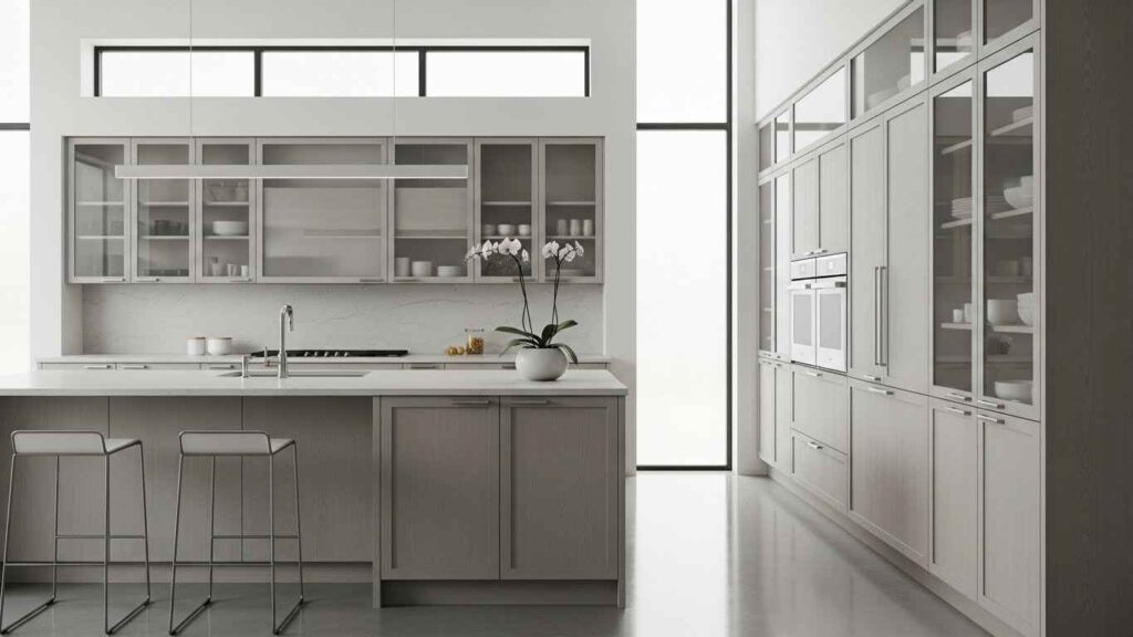 Modern Minimalist Glass Cabinetry