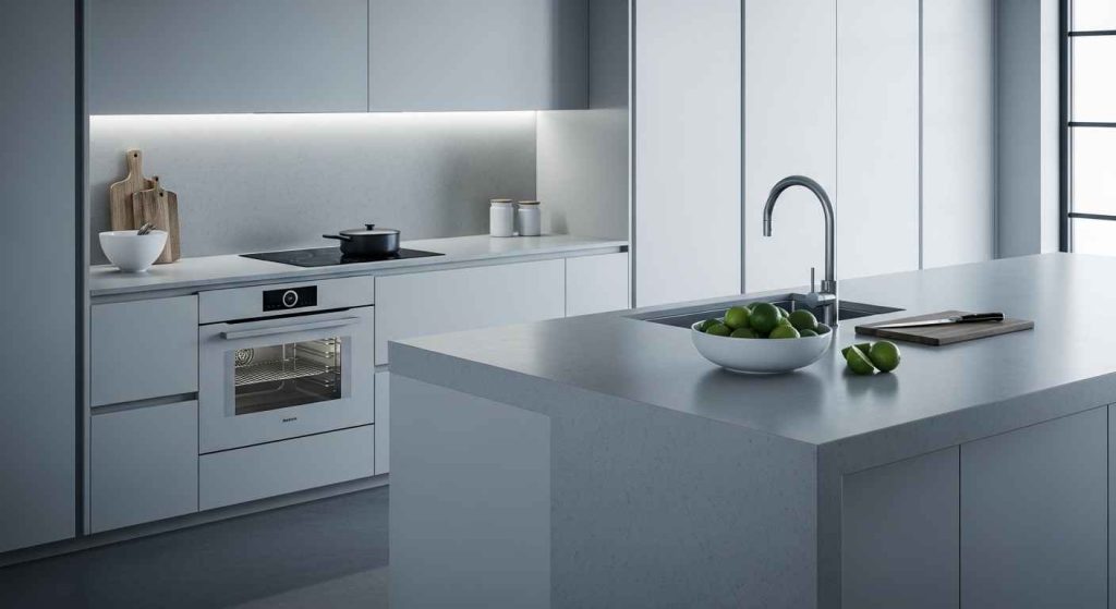 Modern Minimalist Oven Island