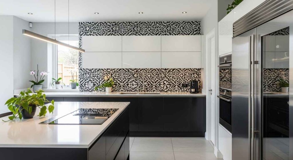 Modern Monochrome Arabesque Look