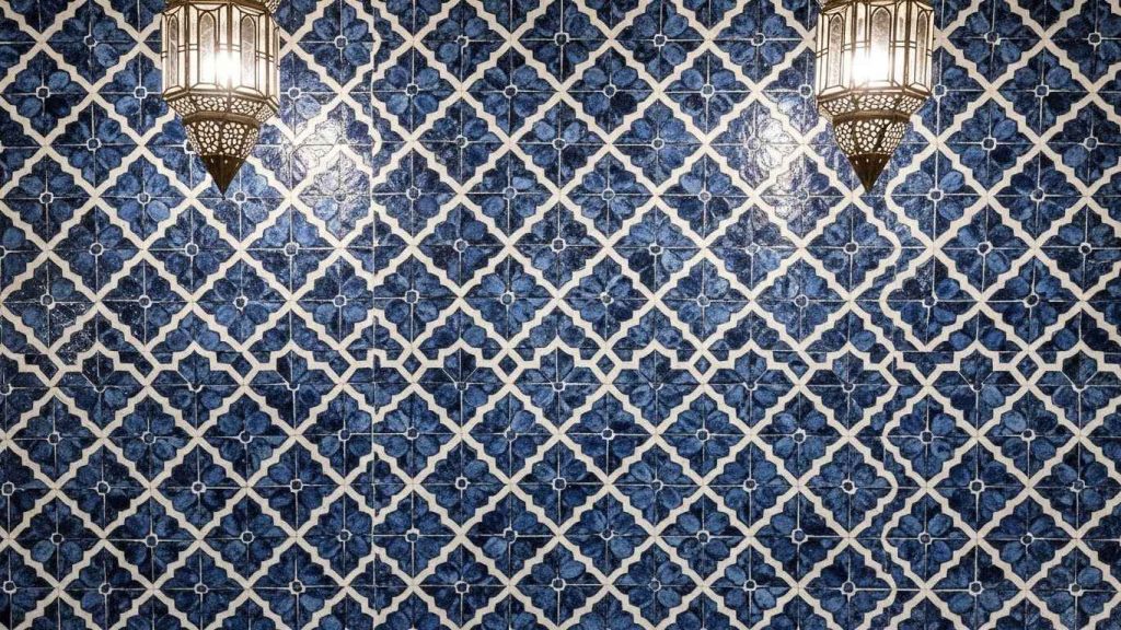 Moroccan-Inspired Diamond Tiles