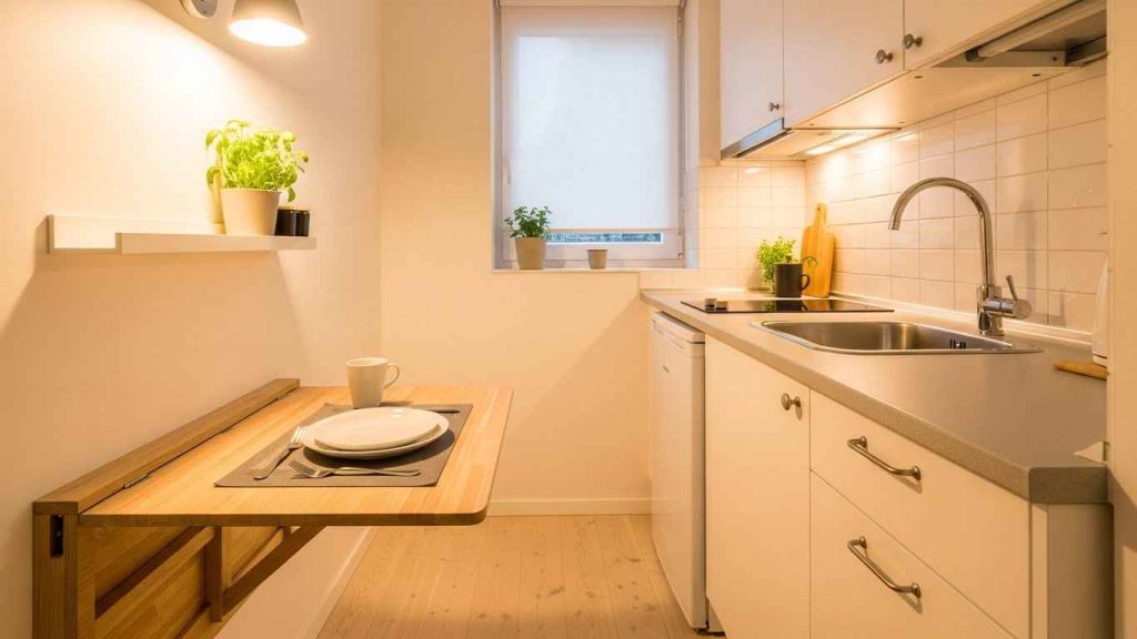 Mount a Fold-Down Dining Table