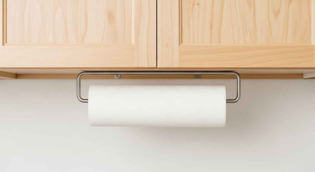 Mount a Paper Towel Holder Under a Cabinet