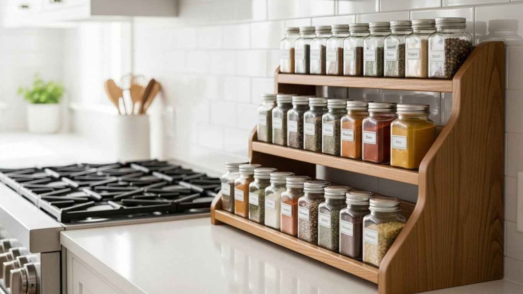 Mount a Spice Rack on the Wall