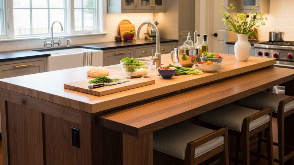 Multi-Level Seating for Work & Dining