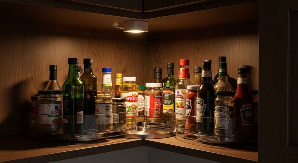 Narrow Turntable for Corner Cabinets