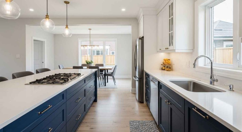 Navy Blue & Crisp White Duo