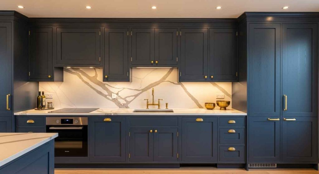 Navy Blue & Deep Jewel Tones