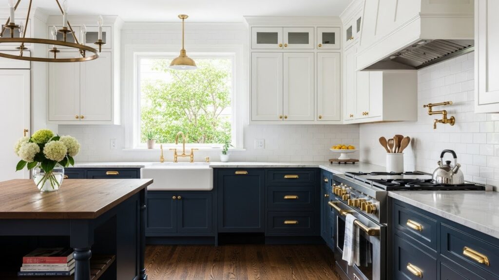 Navy Blue for a Regal Statement