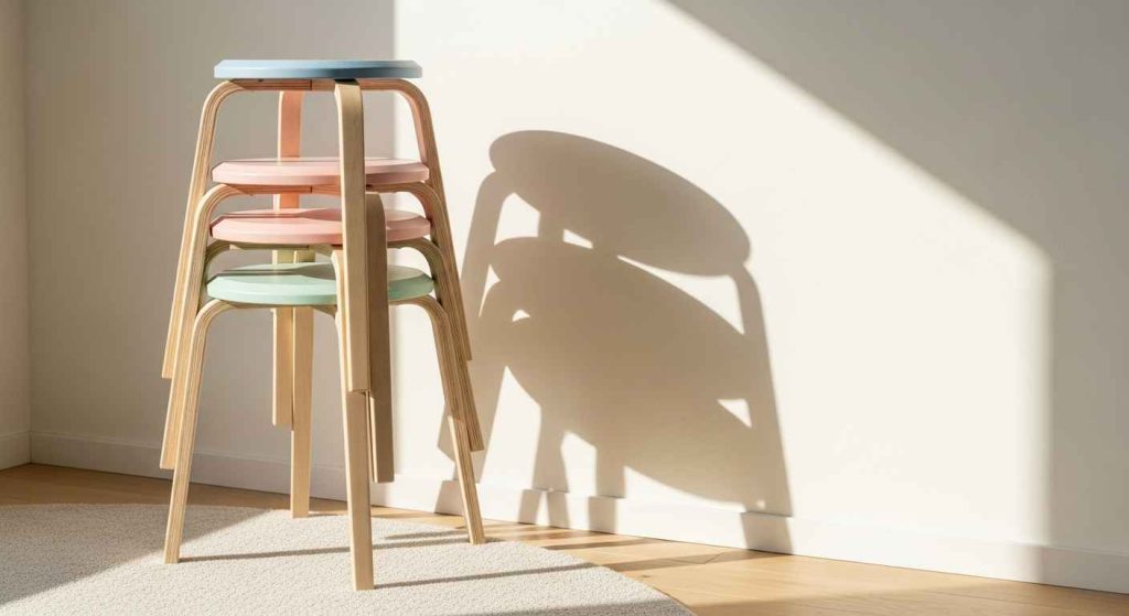Nesting Stools for Compact Living
