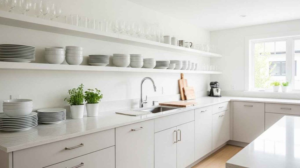 Open & Airy Floating Shelves