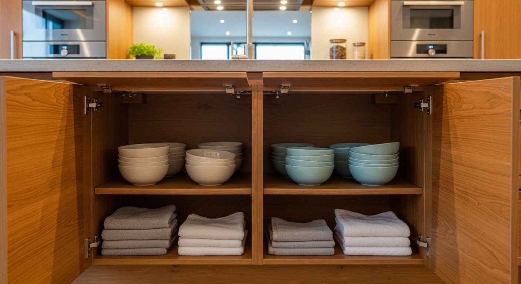 Open-End Cabinets for Depth