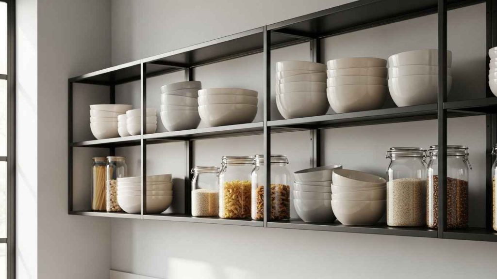 Open Metal Shelving Units