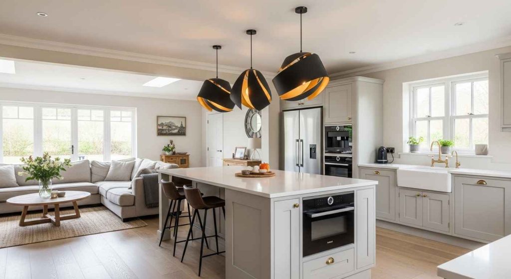 Open-Plan Focal Point Island