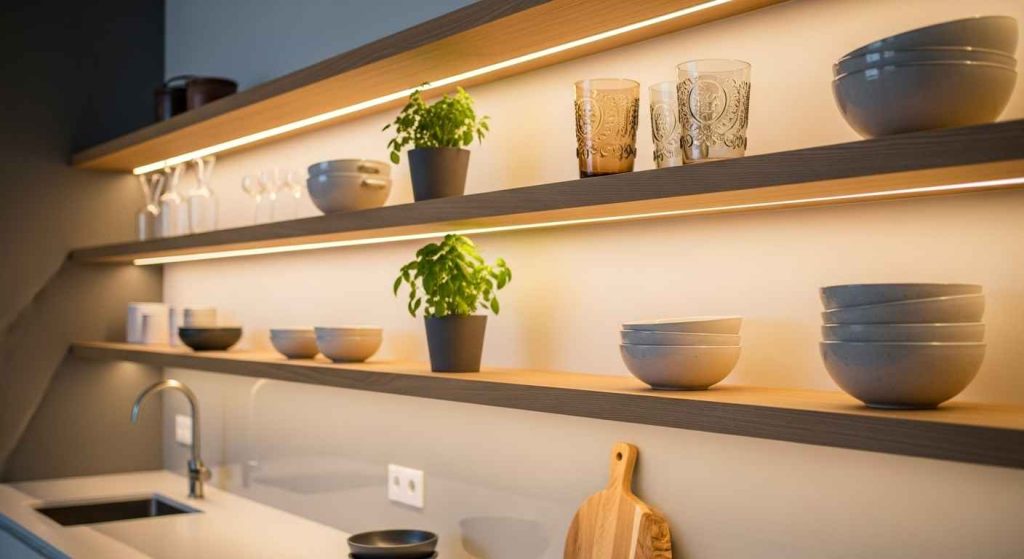 Open Shelf Backlighting