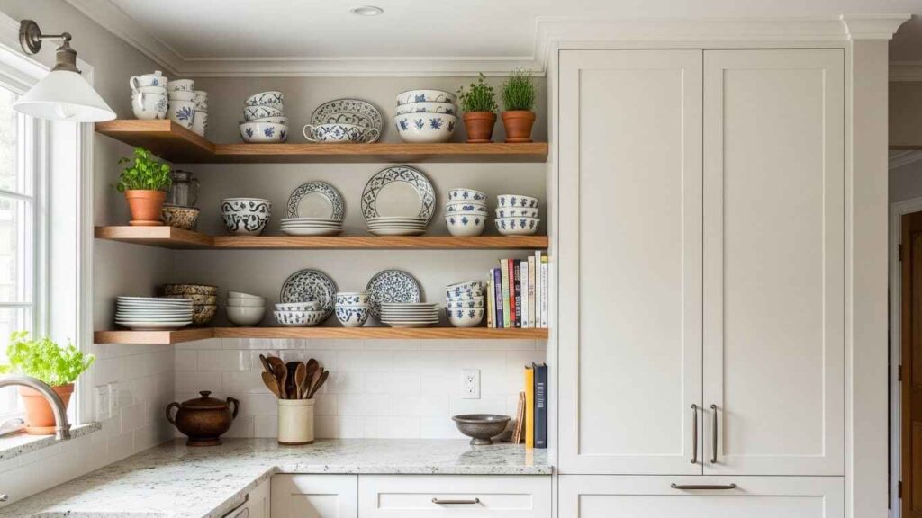 Open Shelving & Closed Storage