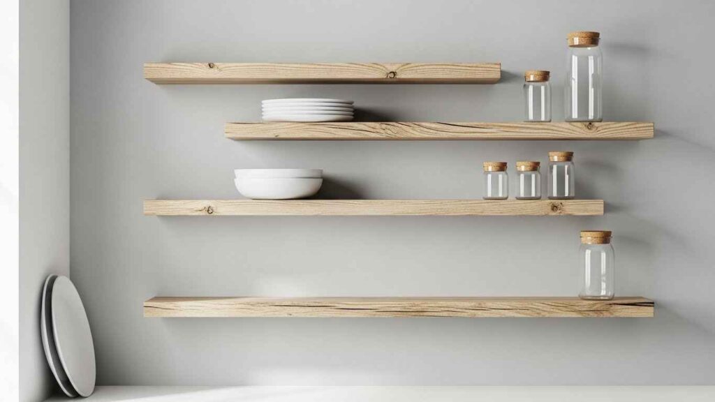 Open Shelving Illusion