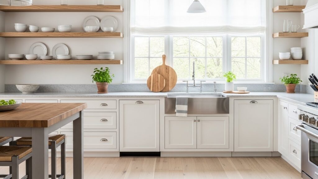 Open Shelving for Airiness