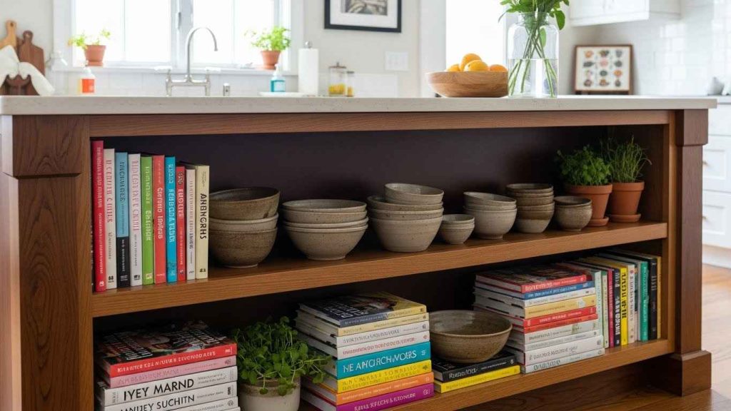 Open Shelving for Display and Accessibility