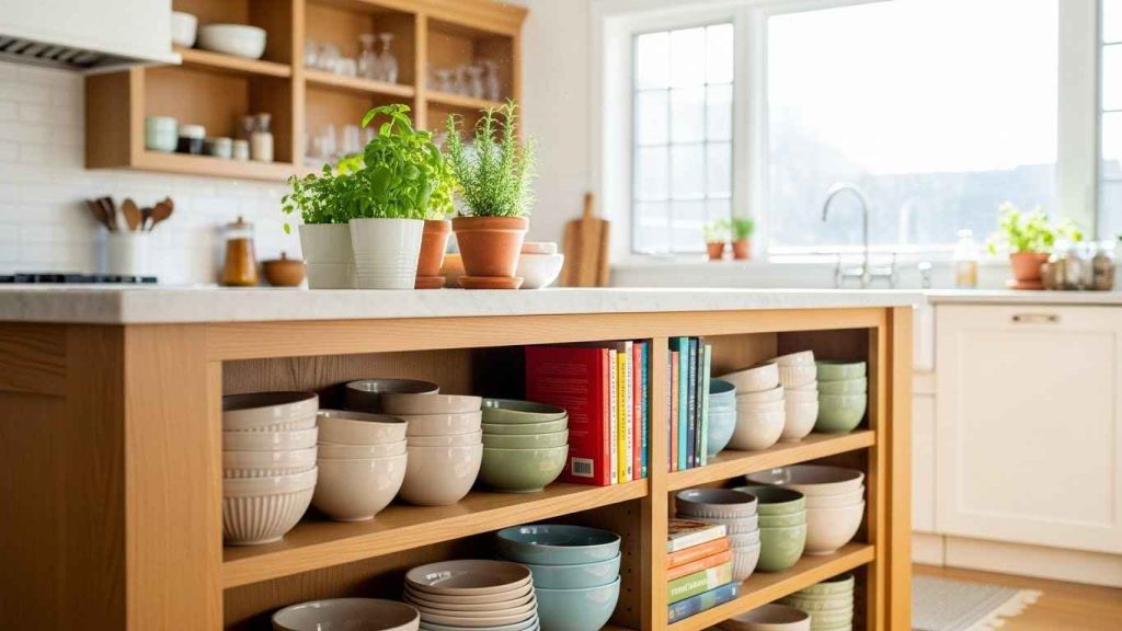 Open Shelving for Easy Access