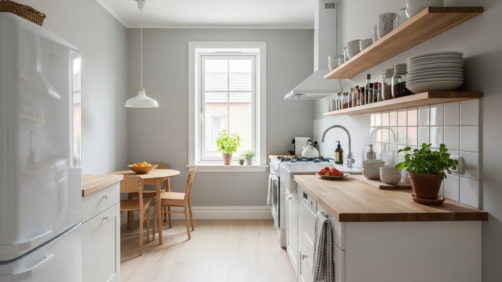 Open Shelving for Small Kitchens