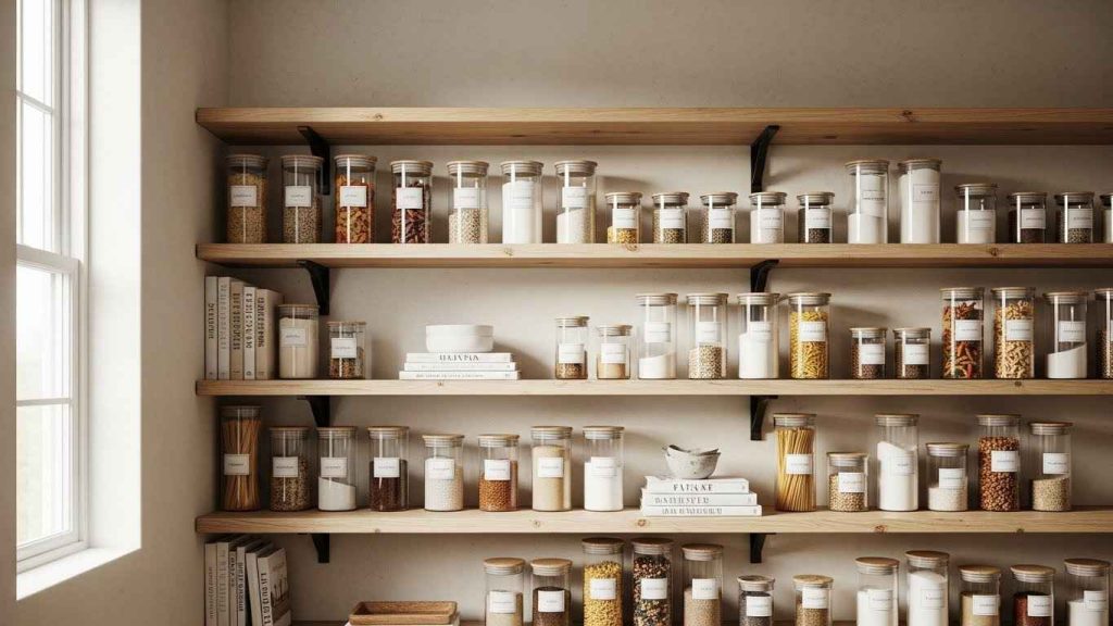 Open Shelving for a Modern Feel