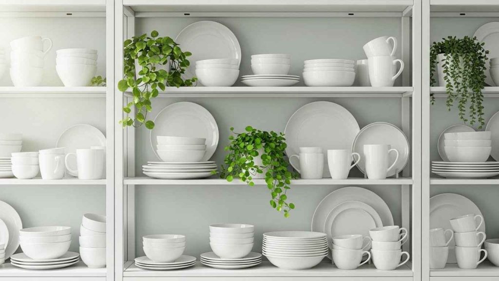 Open Shelving with a Minimalist Vibe