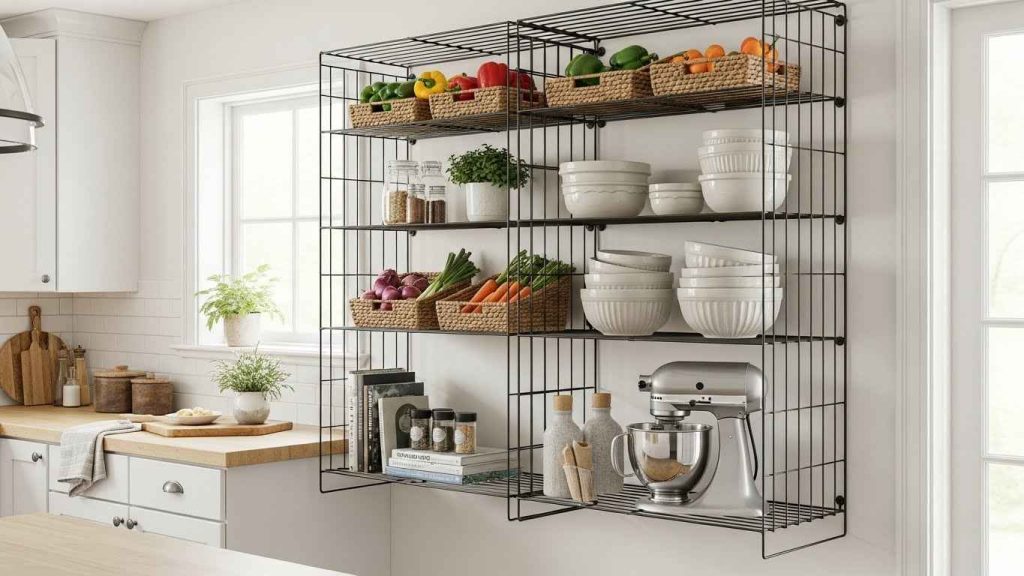 Opt for Open Wire Shelving