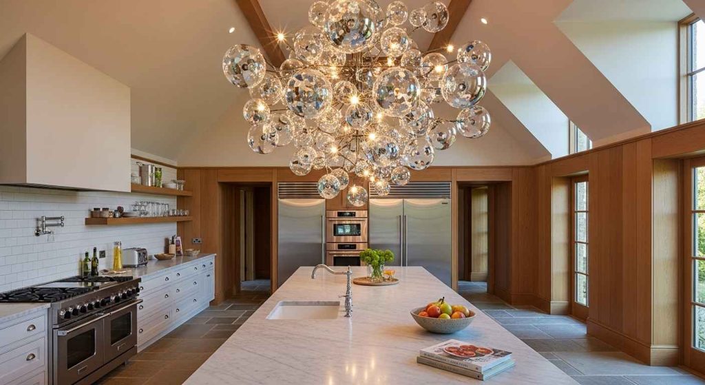 Orb-Shaped Chandeliers