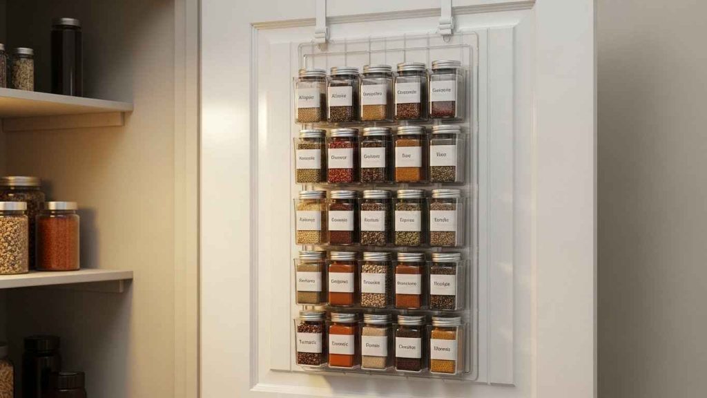 Over-the-Door Spice Storage