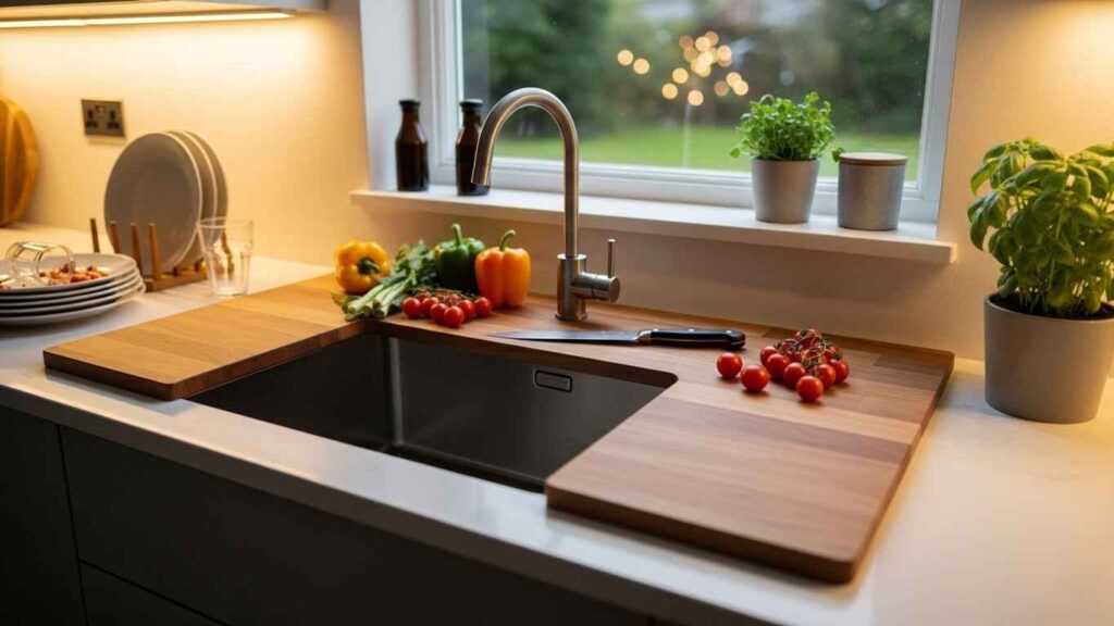 Over-the-Sink Cutting Board