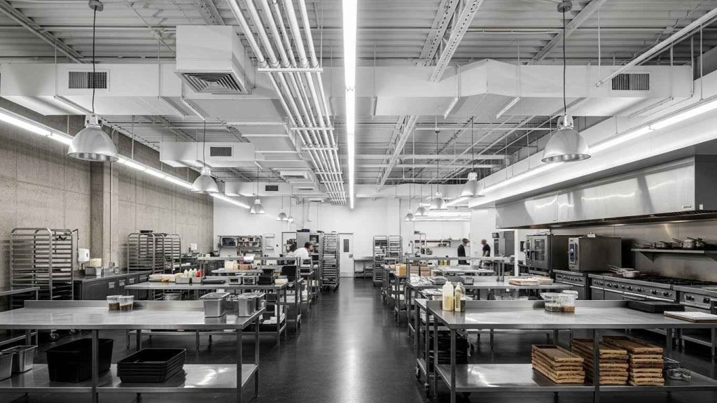 Painted Exposed Ductwork