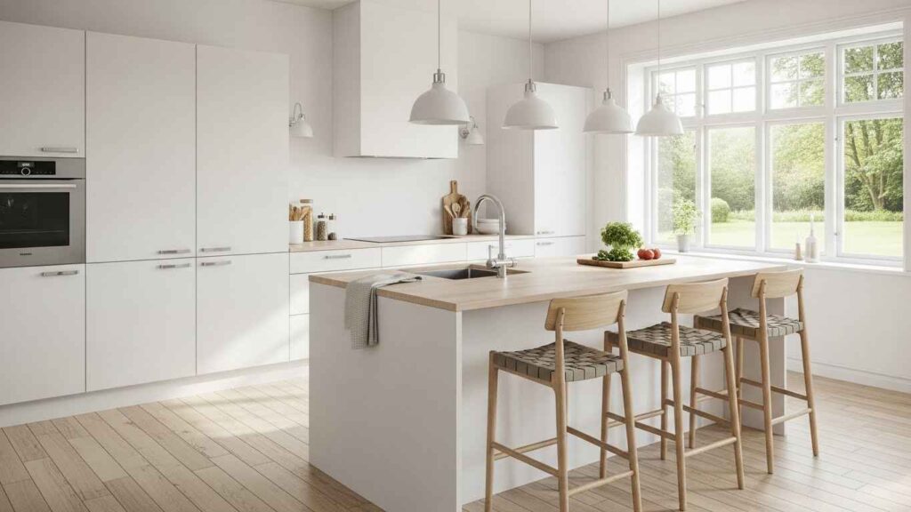 Pale Wood Floor Warmth