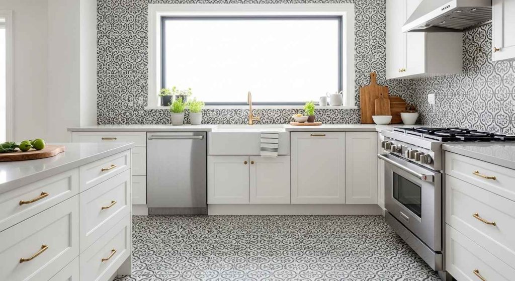 Patterned Backsplash Tiles
