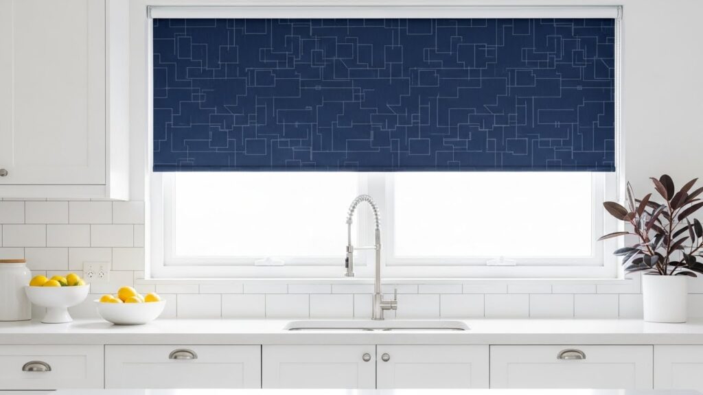 Patterned Blinds for a Focal Point