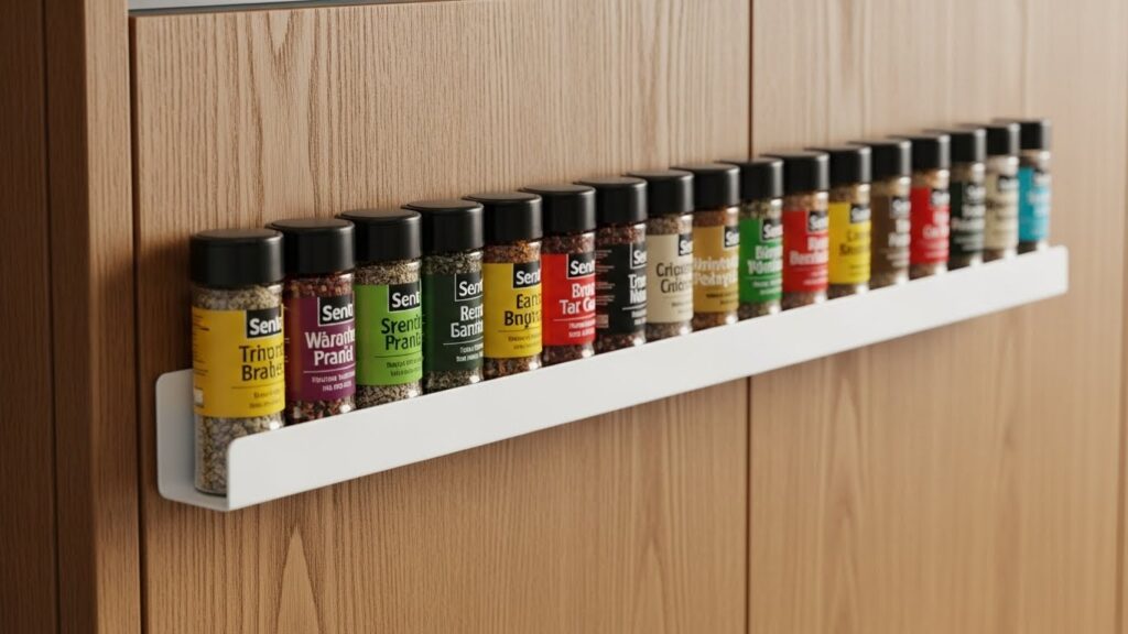 Peel & Stick Spice Racks