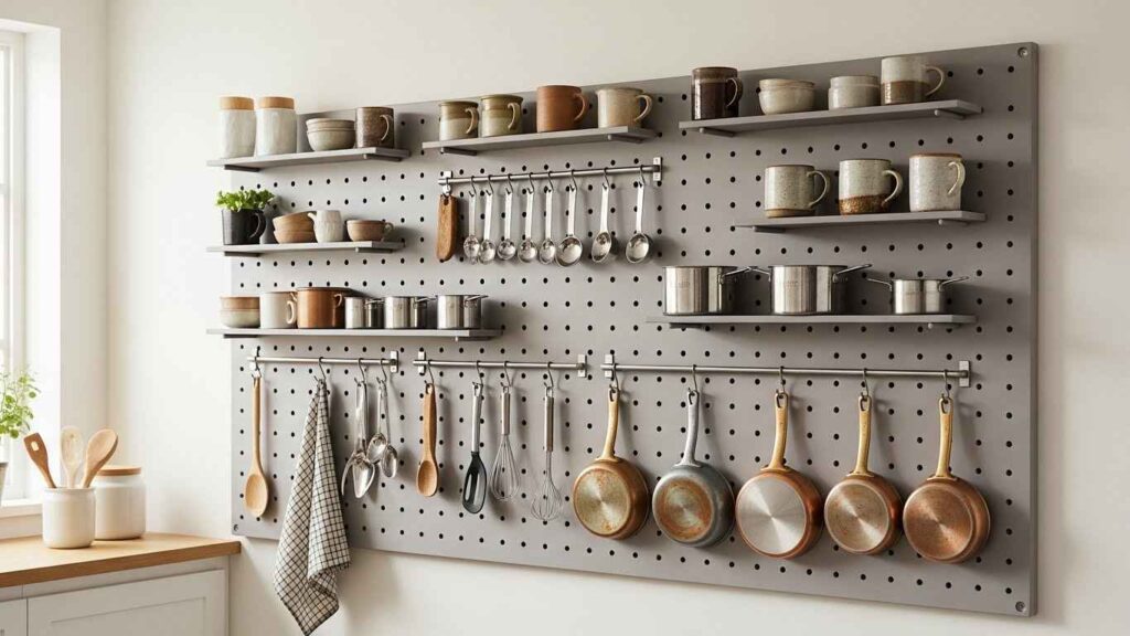 Pegboard Hook and Shelf Combos