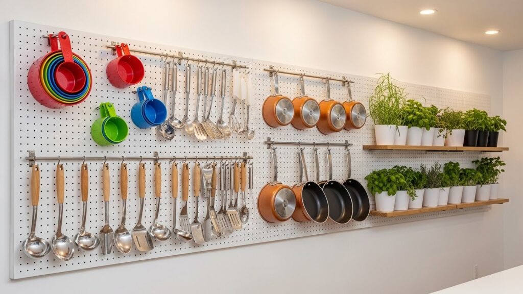 Pegboard Wall Organization