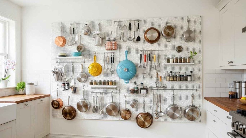 Pegboard for Pots and Pans