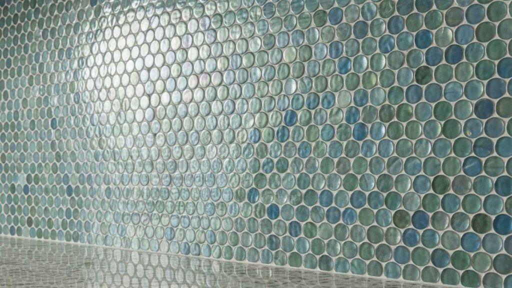 Penny Round Mosaic Glass Tiles
