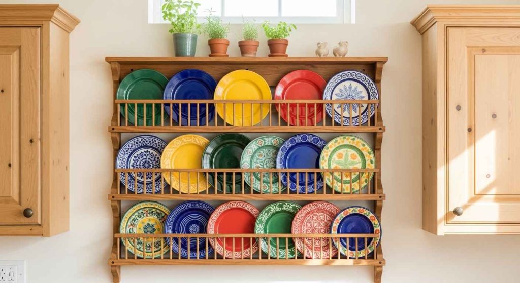 Plate Racks as Functional Art