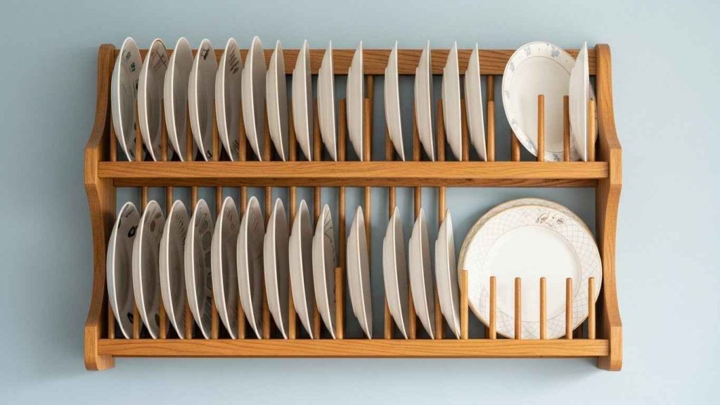 Plate Racks as Functional Decor