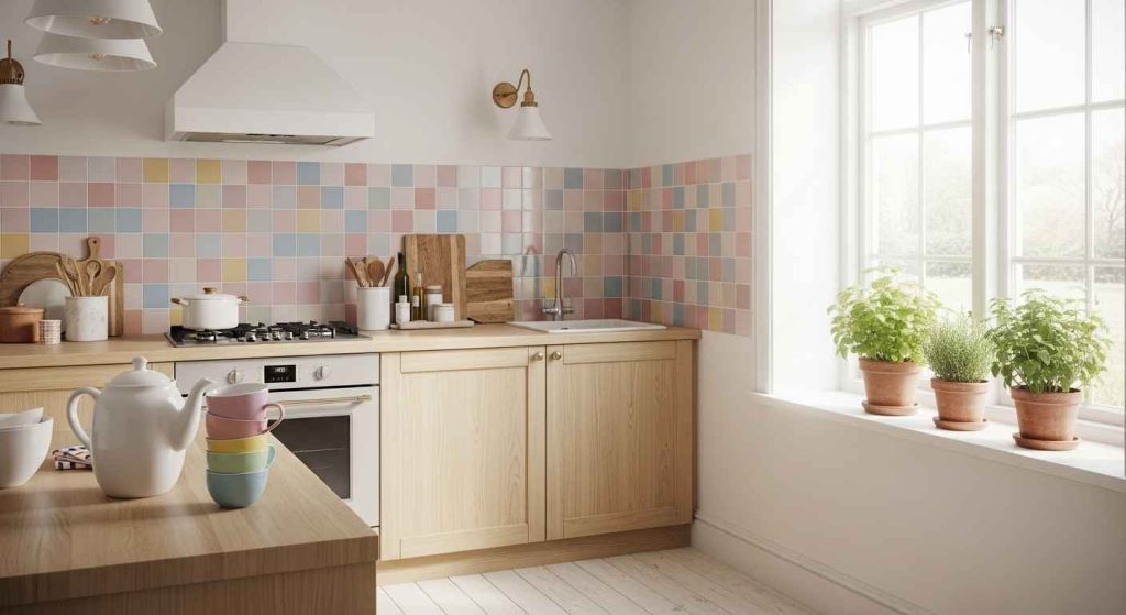 Playful Kitchen with Pastels
