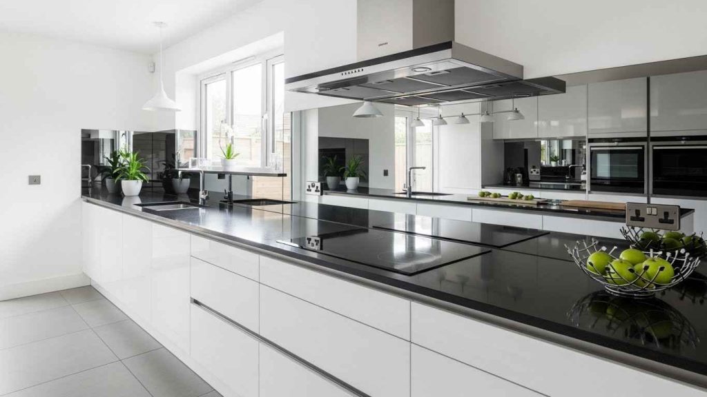 Polished Chrome Backsplash Sheets