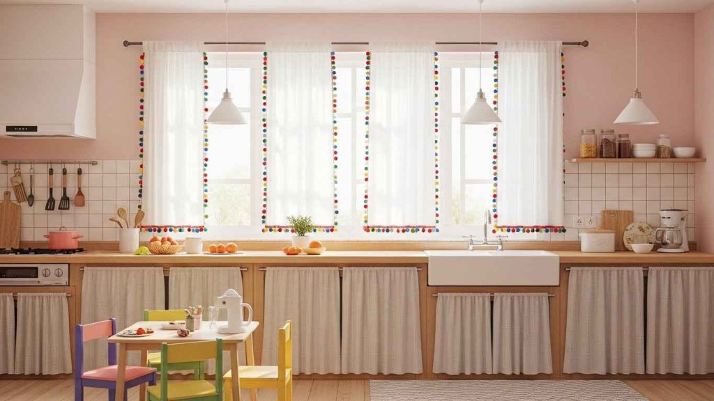 Pom-Pom Trim for Playful Charm