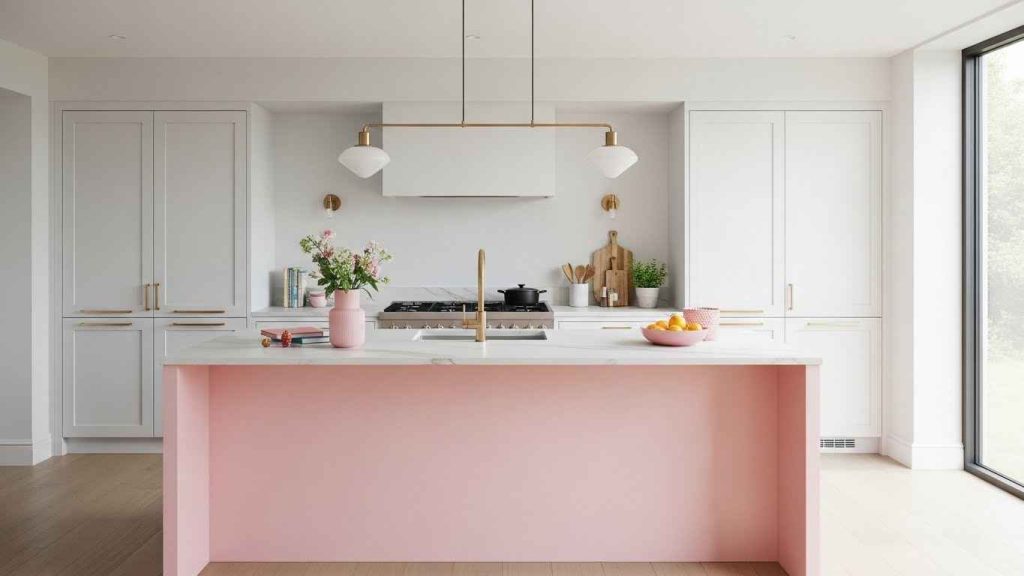 Pops of Pastel Cabinet Color